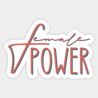 Female power Sticker